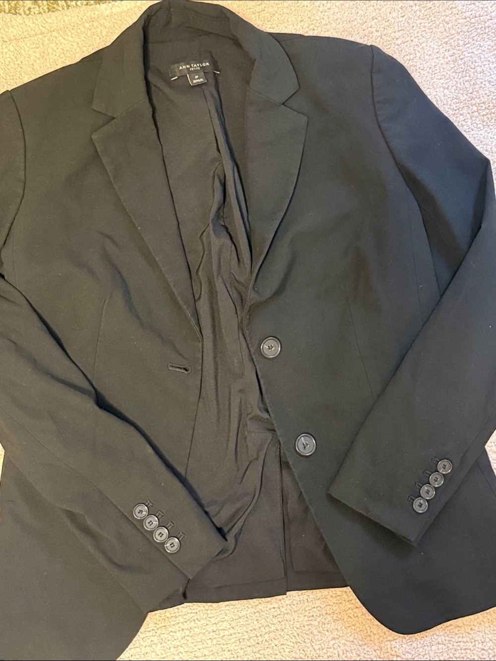 Ann Taylor Black Womens Blazer